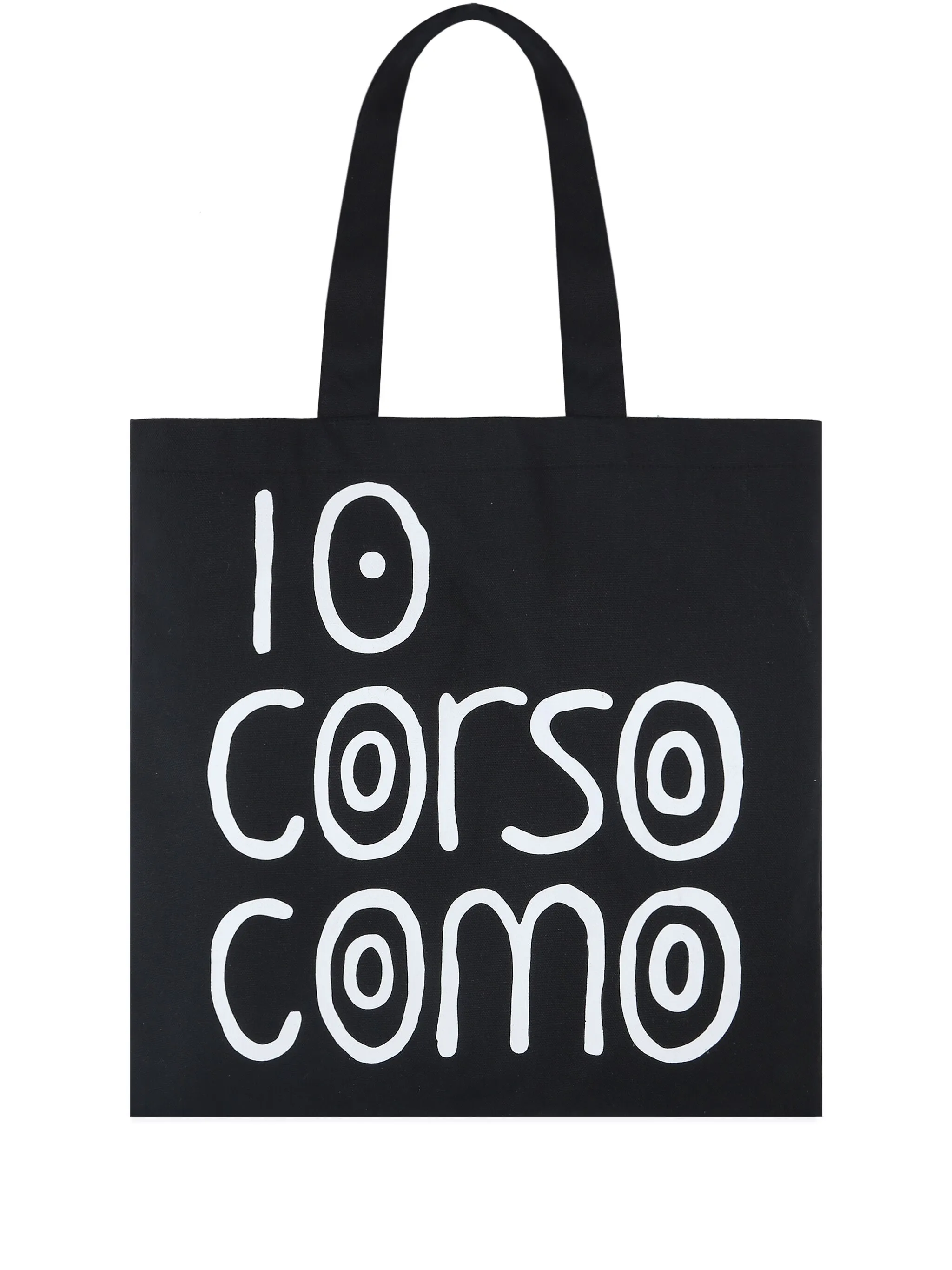 

Сумка-тоут из канваса с логотипом 10 Corso Como, черный
