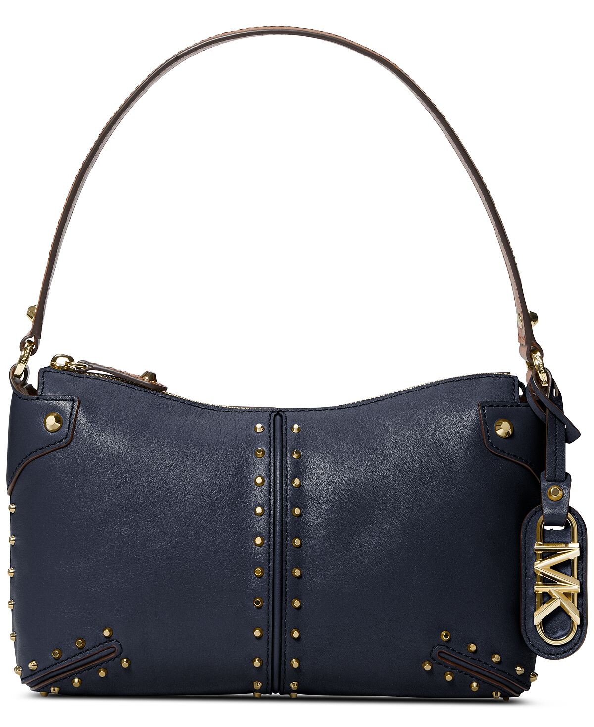 

Большая кожаная сумочка Astor с заклепками Michael Kors