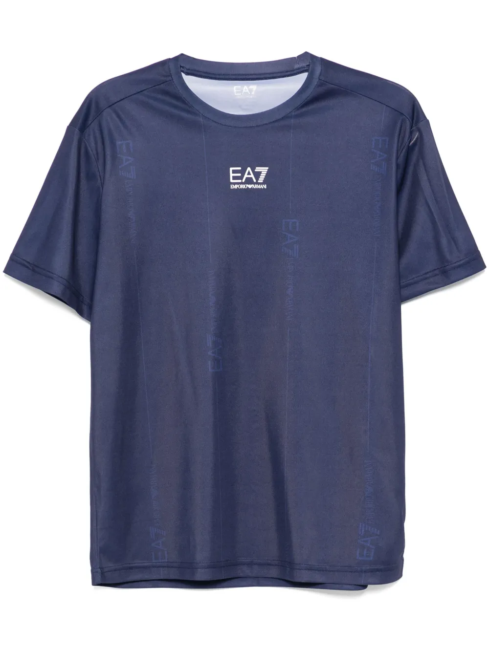 

Футболка с логотипом Ea7 Emporio Armani, синий