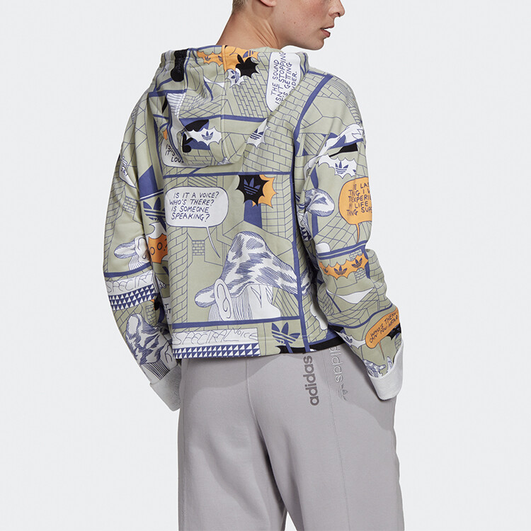 RYV Толстовка женская зеленая Adidas Originals — фото 3