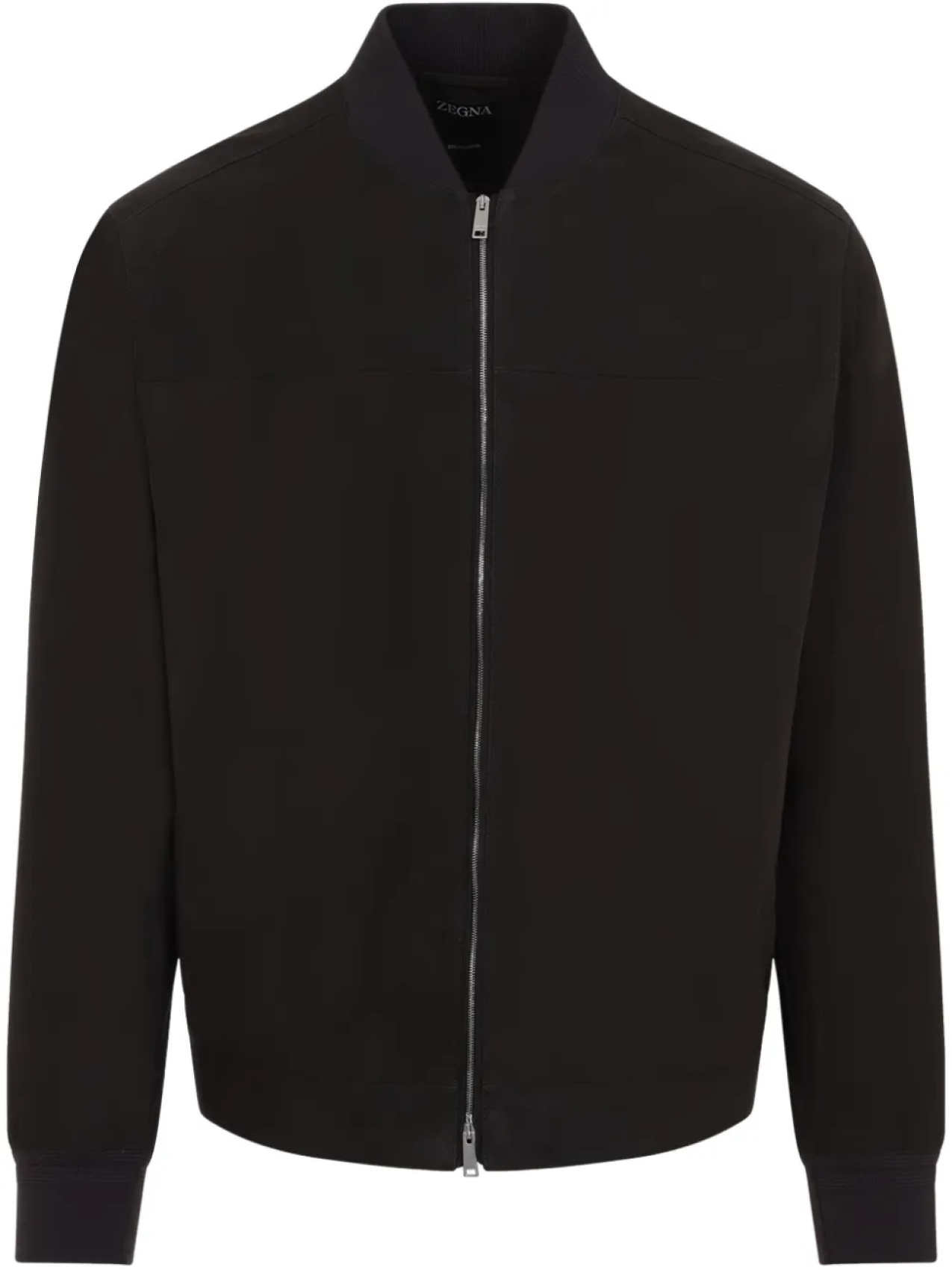 

Кожаная куртка Zegna, черный