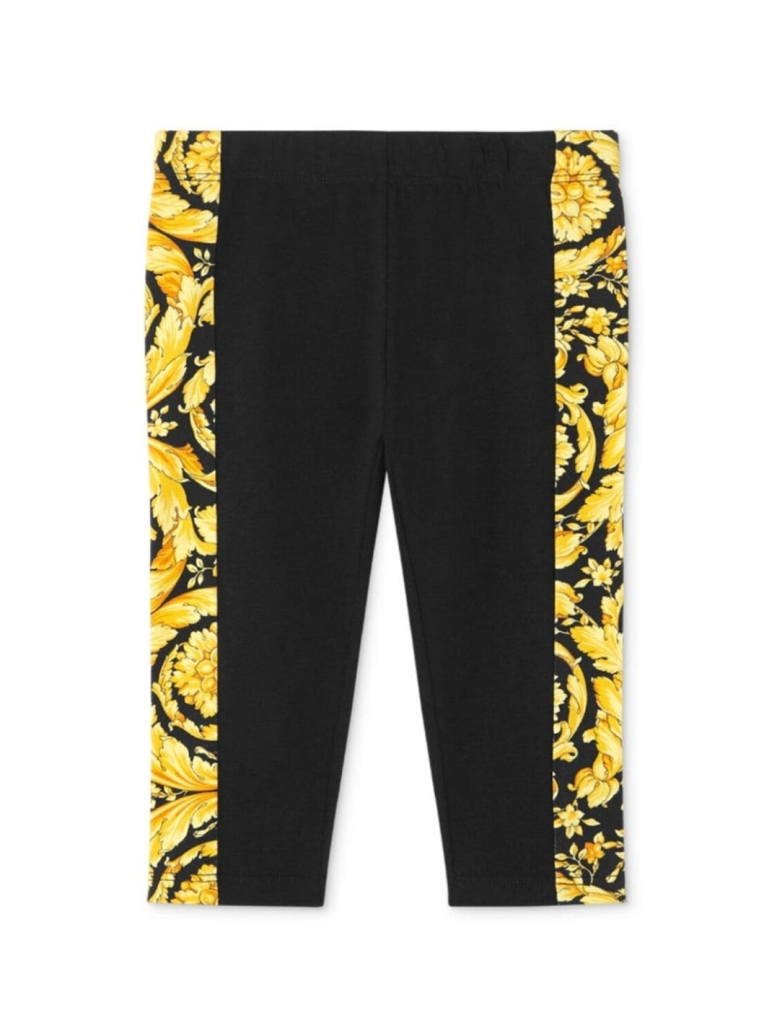 

Versace Kids легинсы с принтом Barocco, черный