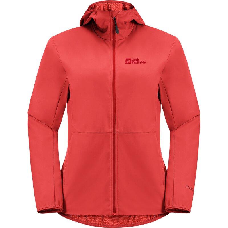

Куртка Feldberg Hoody W Jack Wolfskin, красный