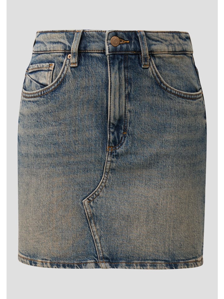 

Мини-юбка QS, синий