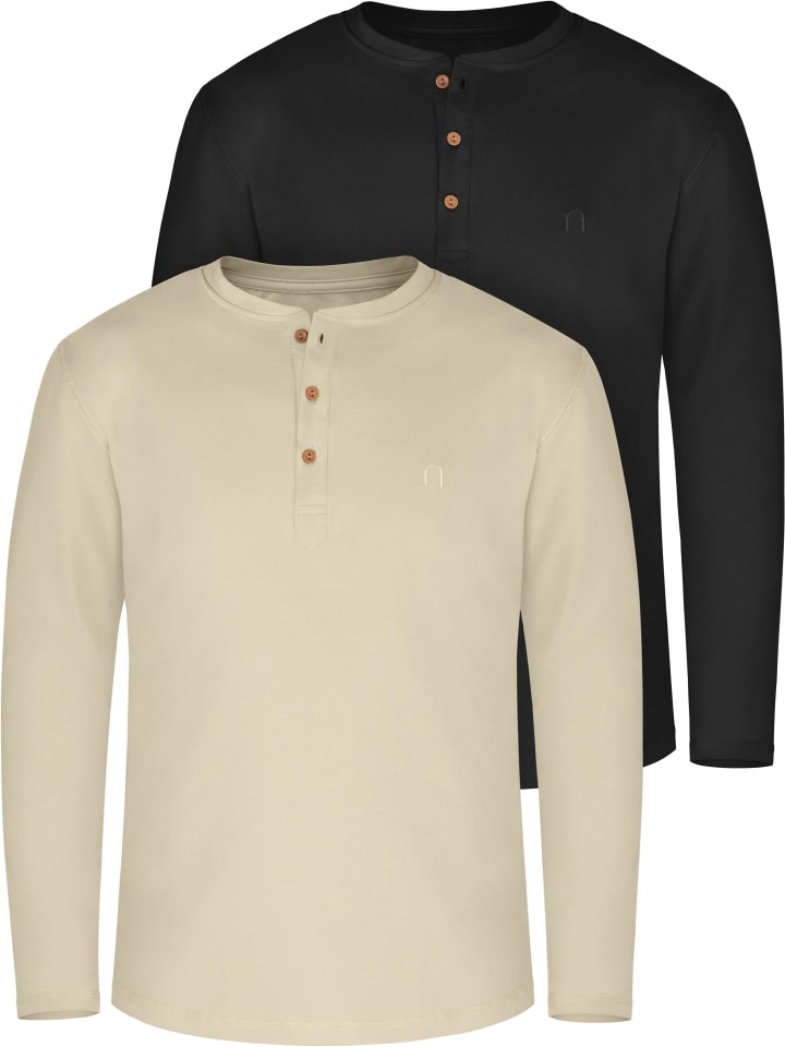 

Normani Рубашка 2 x Funktionsunterhemd Langarm Shirt Skiunterwäsche für Damen in Grün