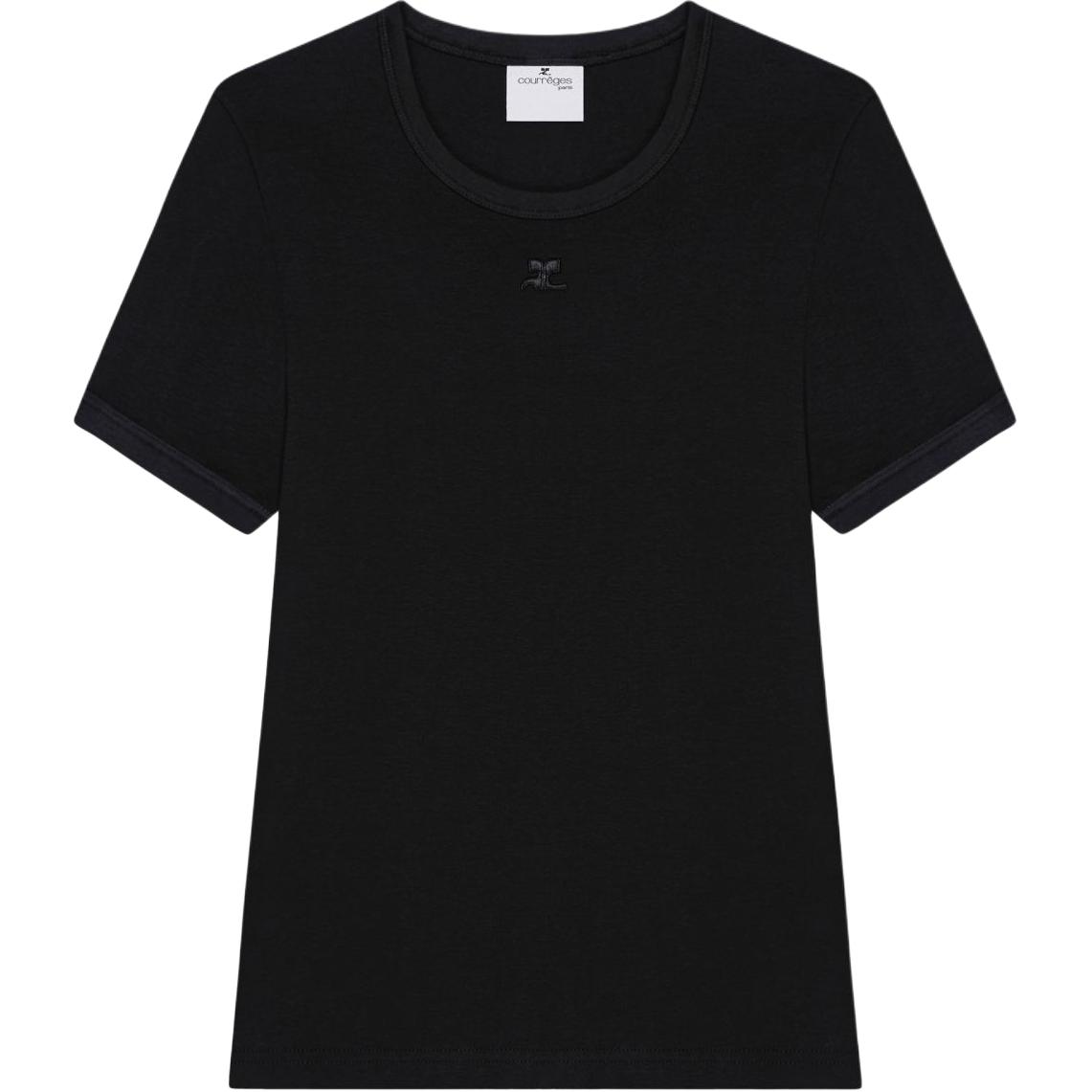 

COURREGES Футболка женская черная