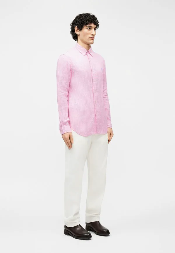 Спортивная рубашка Polo Ralph Lauren, Pink/White — фото 4