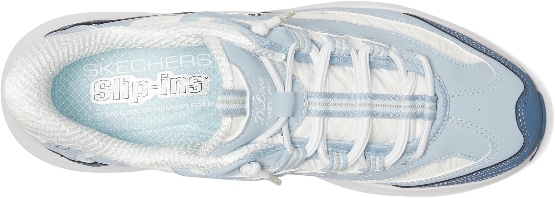 Кроссовки SKECHERS Women's Conotur Foam Cozy Fit Sweet Nostalgia, Light Blue — фото 2