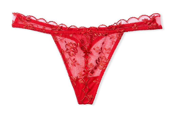 

Женские трусы Victoria's Secret, цвет 1 Motoiri (red floral print)