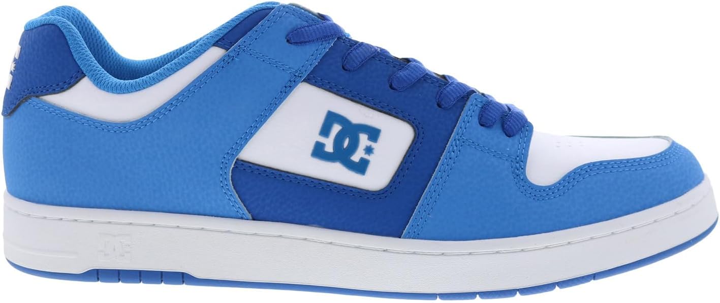 Мужские кроссовки для скейта DC Mens Manteca 4 Low Dc Shoes, белый/синий — фото 2