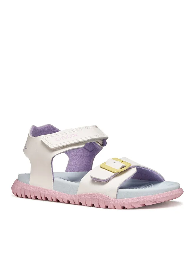 Geox Сандалии J Sandal Fusbetto Gi J35HQA 000BC C0653 M белые — фото 2