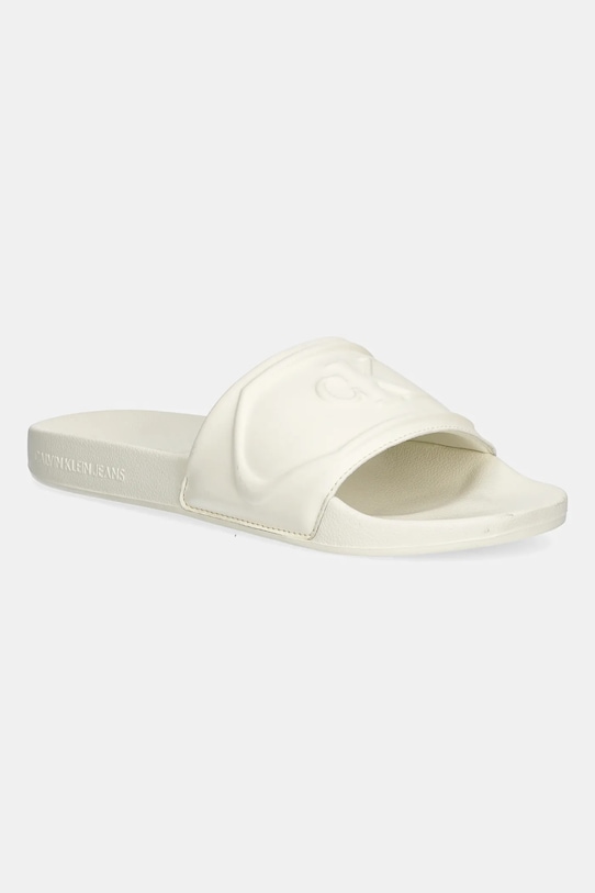 Шлепанцы Slide PU HF MG Calvin Klein Jeans, бежевый