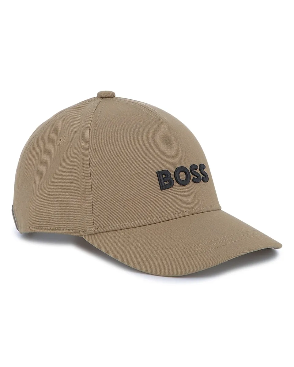 

Детская кепка из хлопка BOSS Kidswear, коричневый