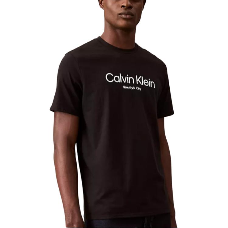 

Футболка мужская черная Calvin Klein, черный