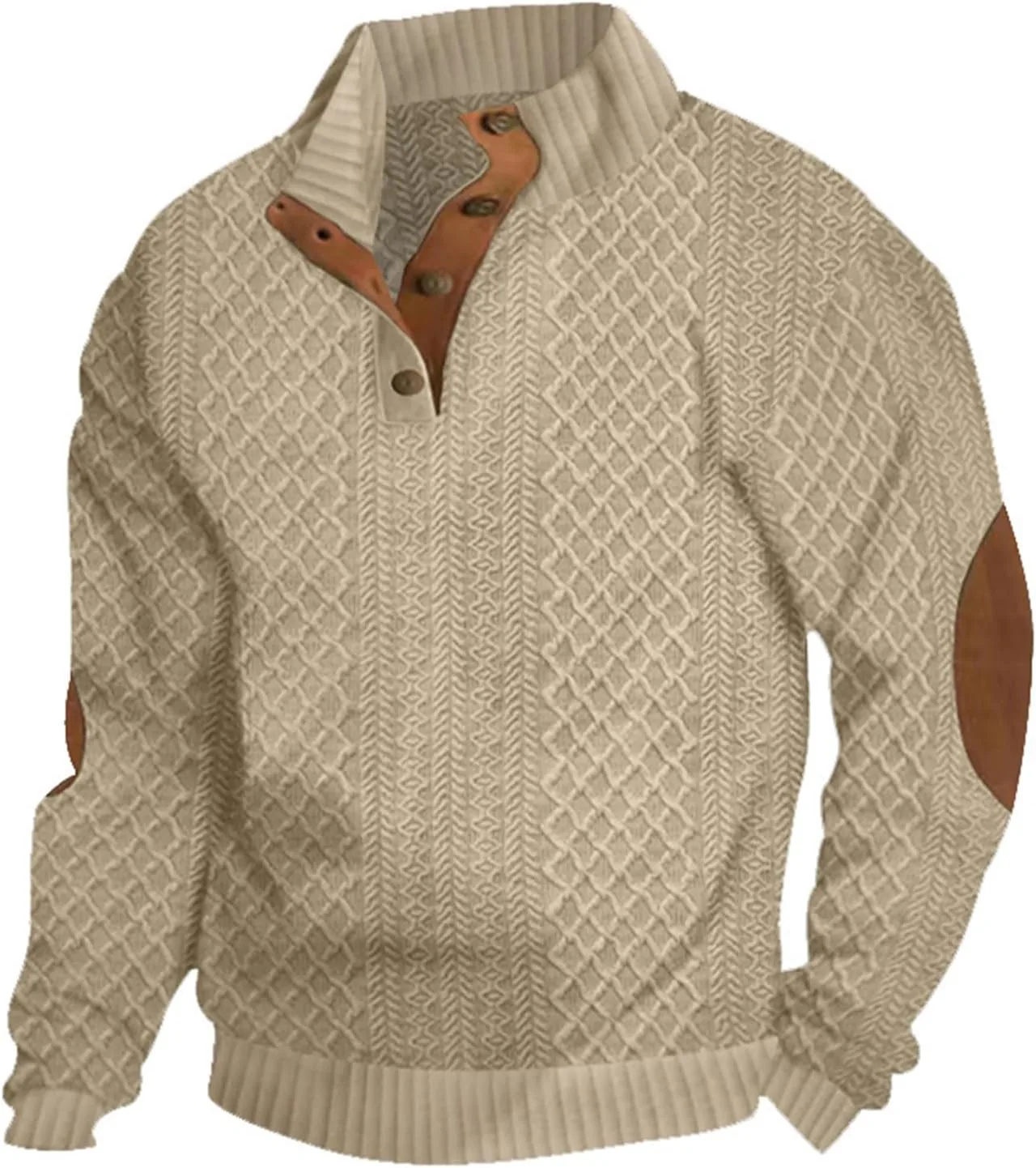 

Мужской свитер Dudlle из кашемира с отложным воротником и длинными рукавами