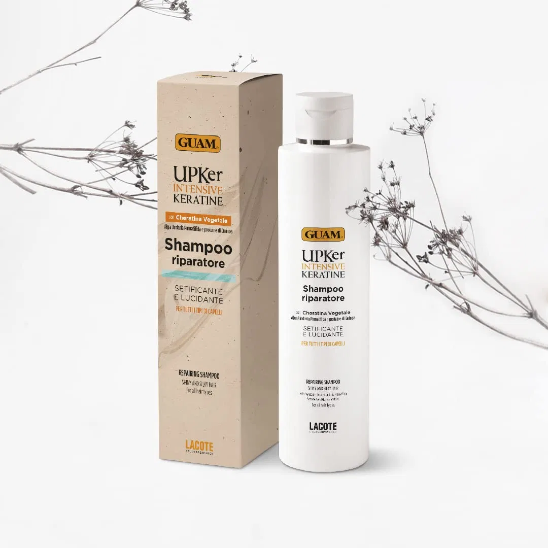 Интенсивный восстанавливающий шампунь UPker Intensive Keratin Repairing от Guam — фото 2