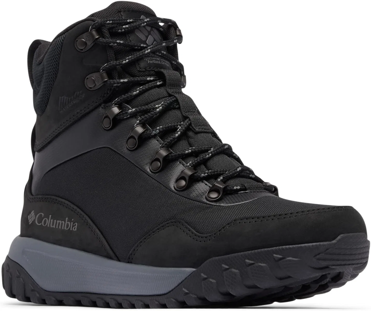 Мужские зимние ботинки Columbia Burnsider Omni-heat Infinity, Black City Grey