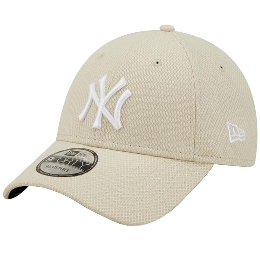 

Бейсболка унисекс New Era 9Forty New York Yankees Diamond, бежевая