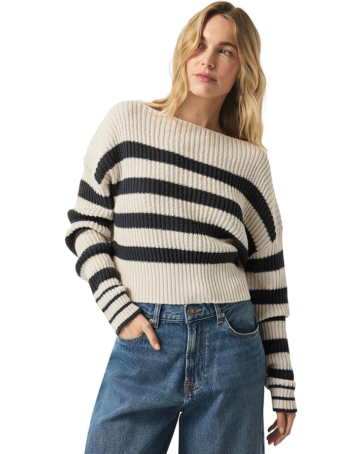 

Свитер Splendid Olivia Stripe Sweater, цвет Lead
