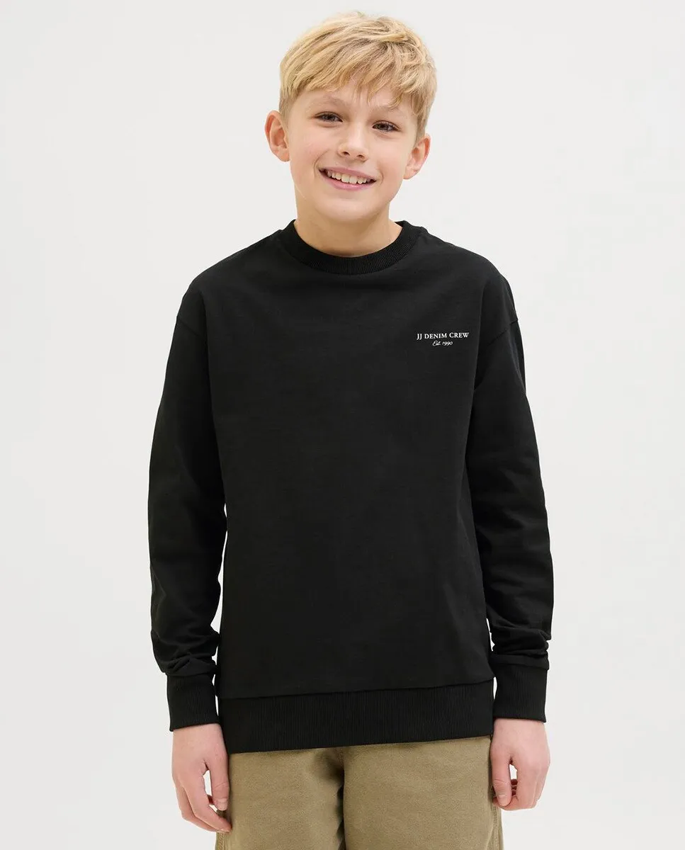 

Толстовка свободного кроя для мальчиков Jack & Jones, чёрный