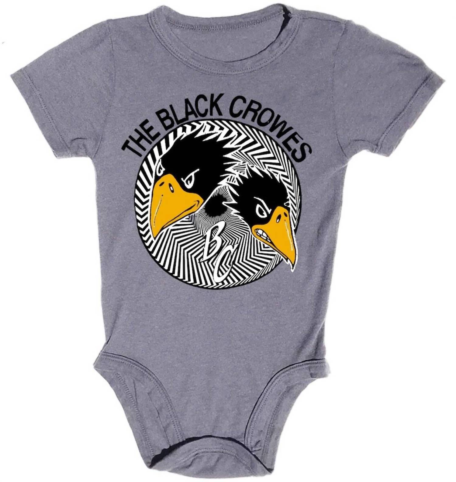 

Детский комбинезон с короткими рукавами Black Crowes в винтажном сером цвете ROWDY SPROUT
