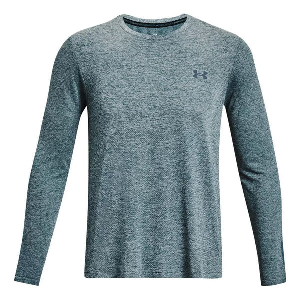 

Футболка seamless stride long sleeve 'blue' Under Armour, синий