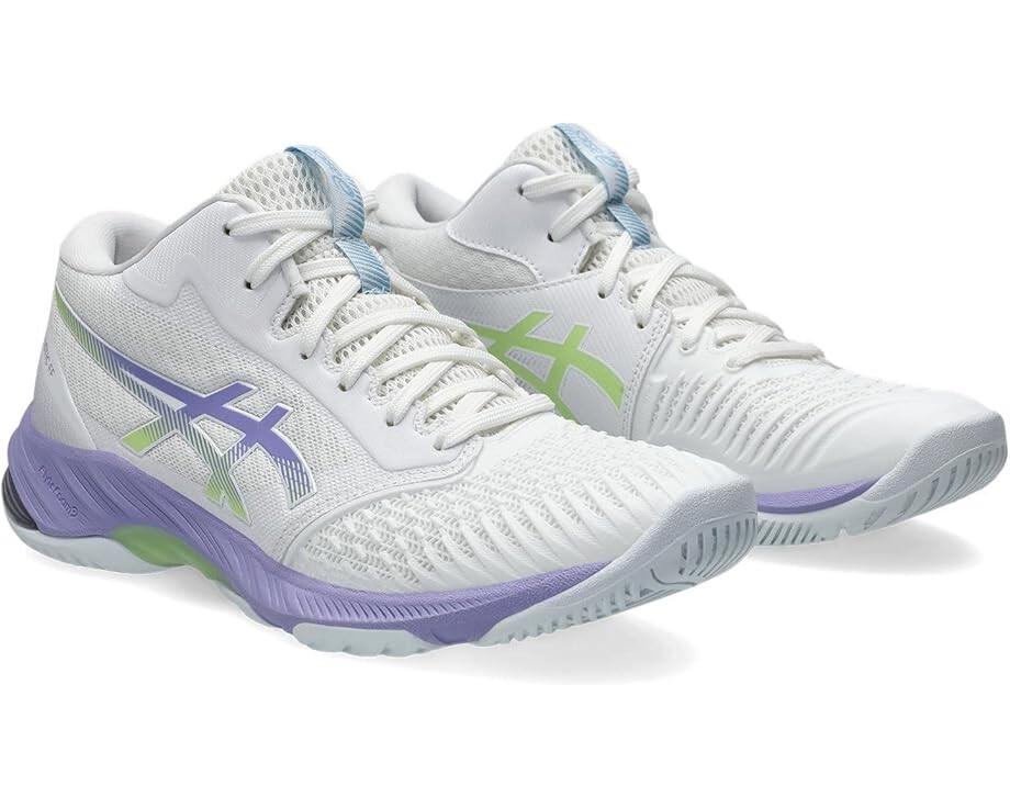 

Кроссовки ASICS Netburner Ballistic FF MT 3 Volleyball Shoe, цвет White/Vapor