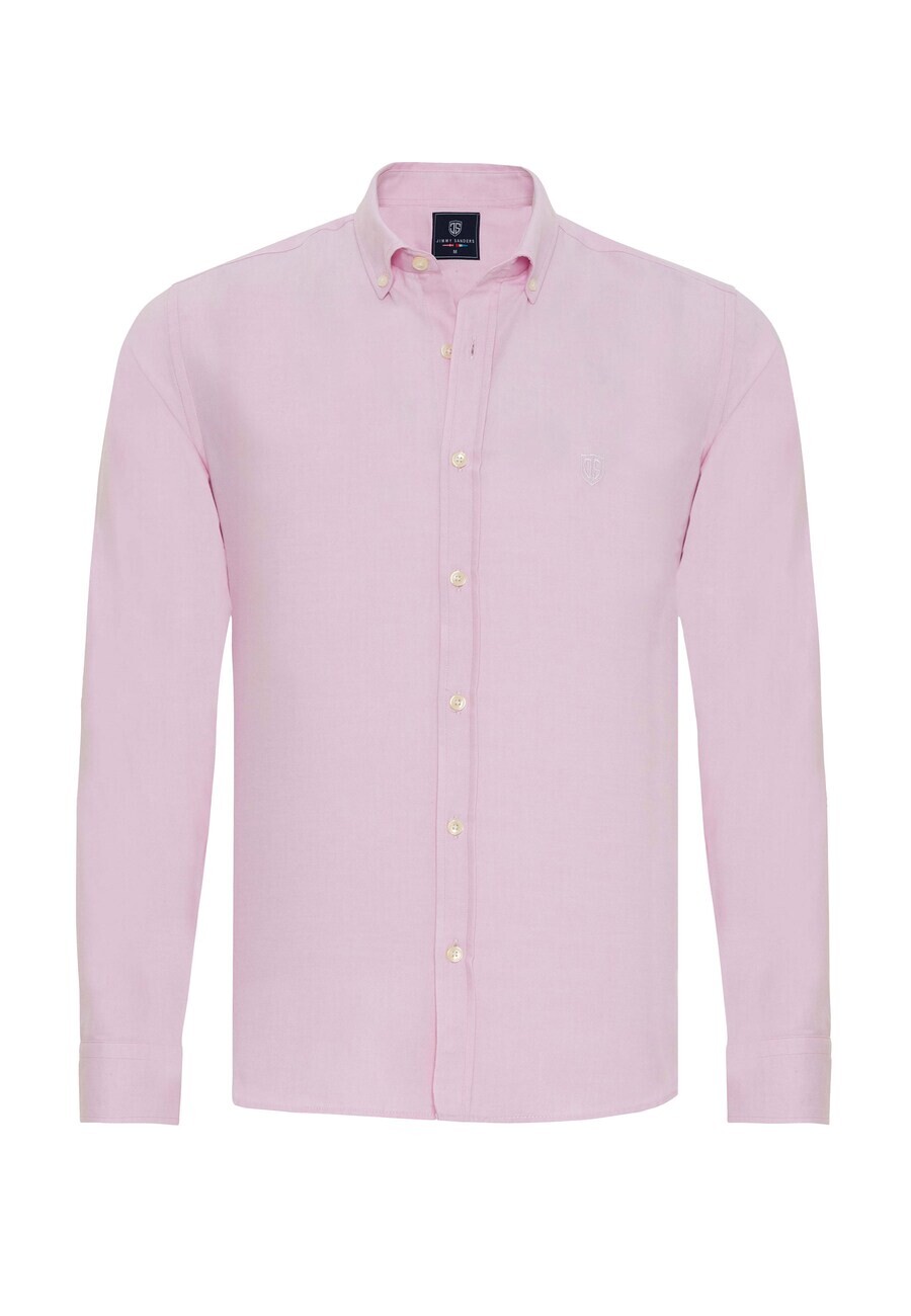 

Повседневная рубашка Jimmy Sanders Regular fit Button Up Shirt, розовый