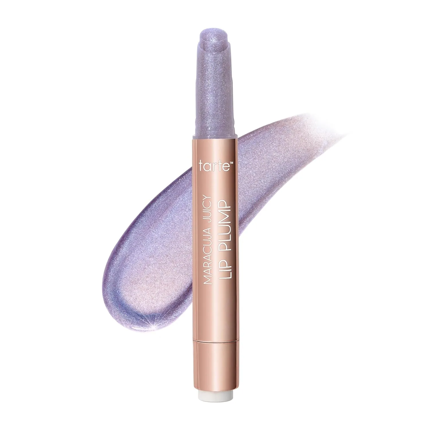 Tarte Maracuja Juicy Shimmer Glass Lip Plump - увлажняющий и объемный блеск для губ с гиалуроновой кислотой и витамином E, веганский и cruelty-free, indigo