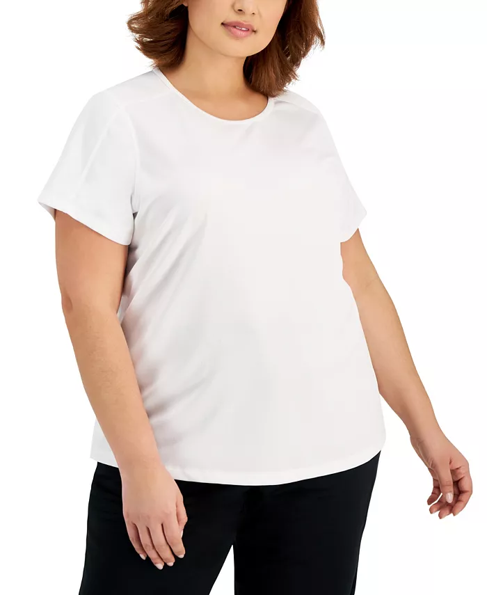 

Футболка Plus Size Birdseye Mesh ID Ideology, розовый