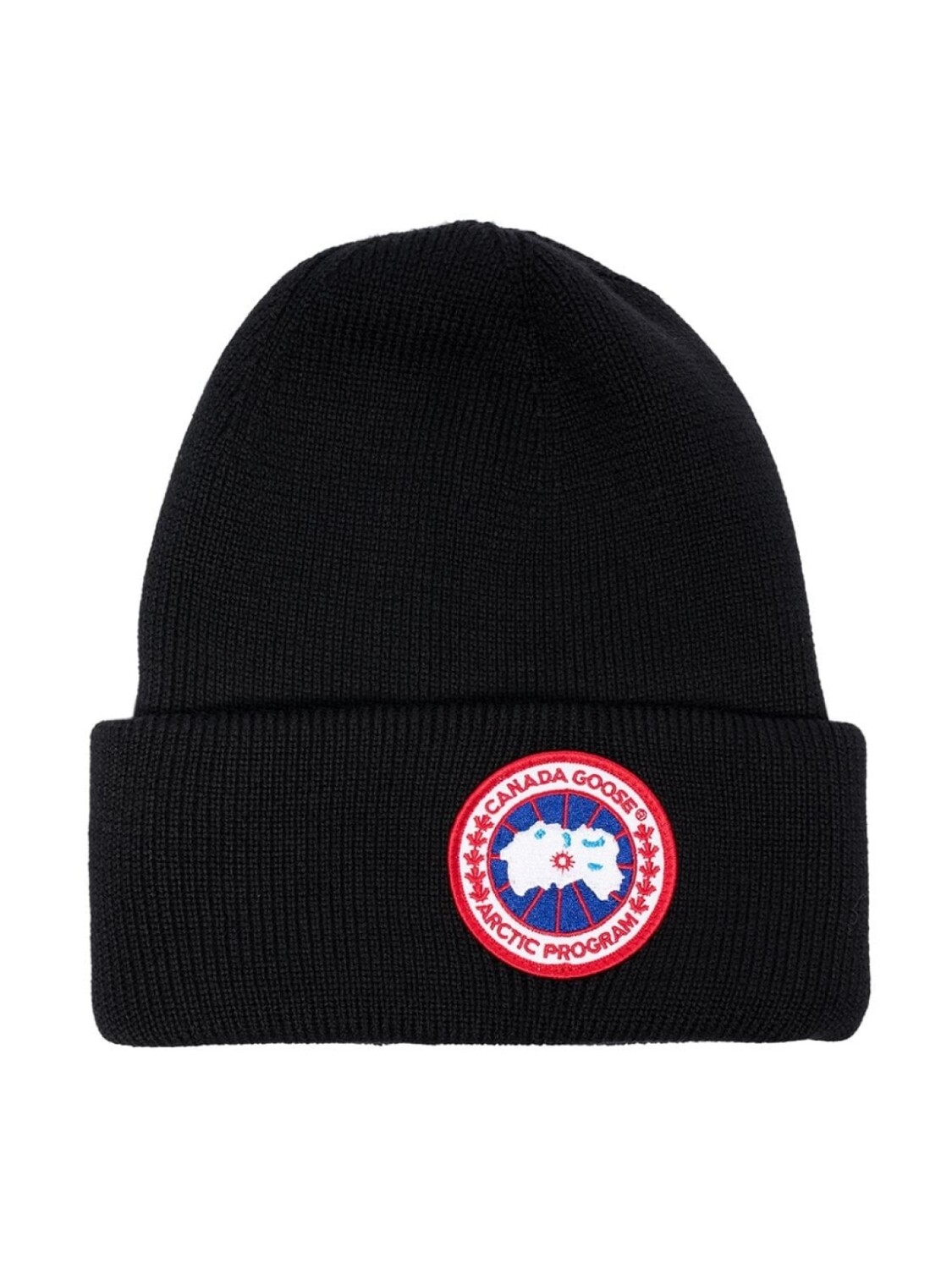 

Canada Goose шапка в рубчик, черный