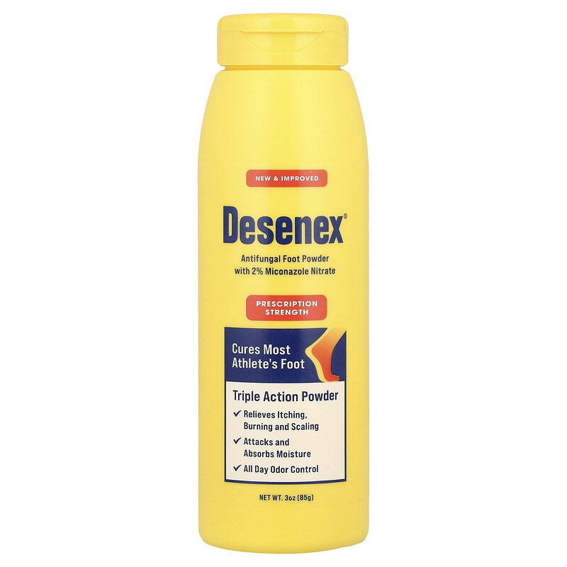 

Desenex, Противогрибковая пудра для ног, тройного действия, 85 г (3 унции)