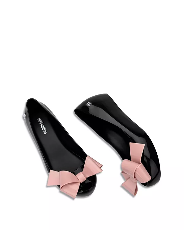 Стильные балетки Ultragirl для девочек - для малышек, детей постарше. Mini Melissa, мультиколор — фото 4