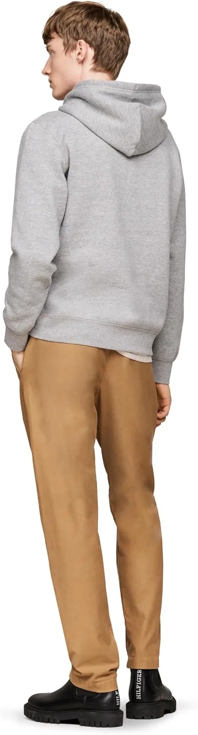 Толстовка на молнии Tommy Hilfiger, Medium Grey Heather — фото 4