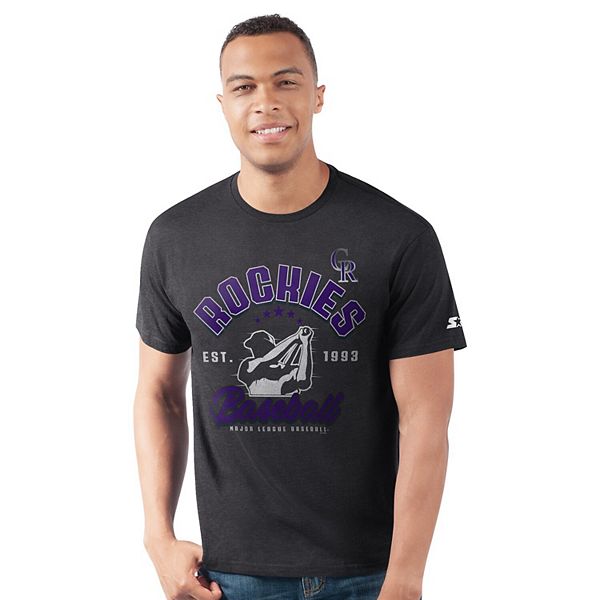 

Футболка мужская black colorado rockies prime time batter Starter