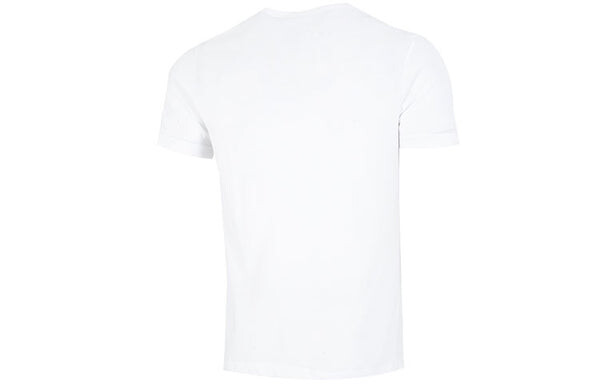Футболка Men's Nike Just Do It Logo Alphabet Printing Round Neck Short Sleeve White T-Shirt, белый — фото 2