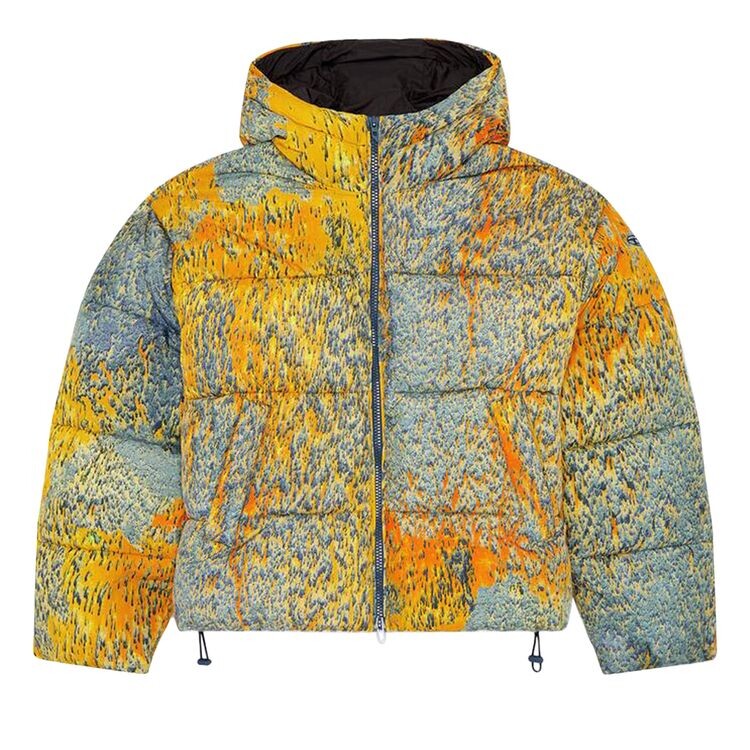 

Куртка Diesel W-Bogaert Puffer Jacket Blue/Orange, разноцветный
