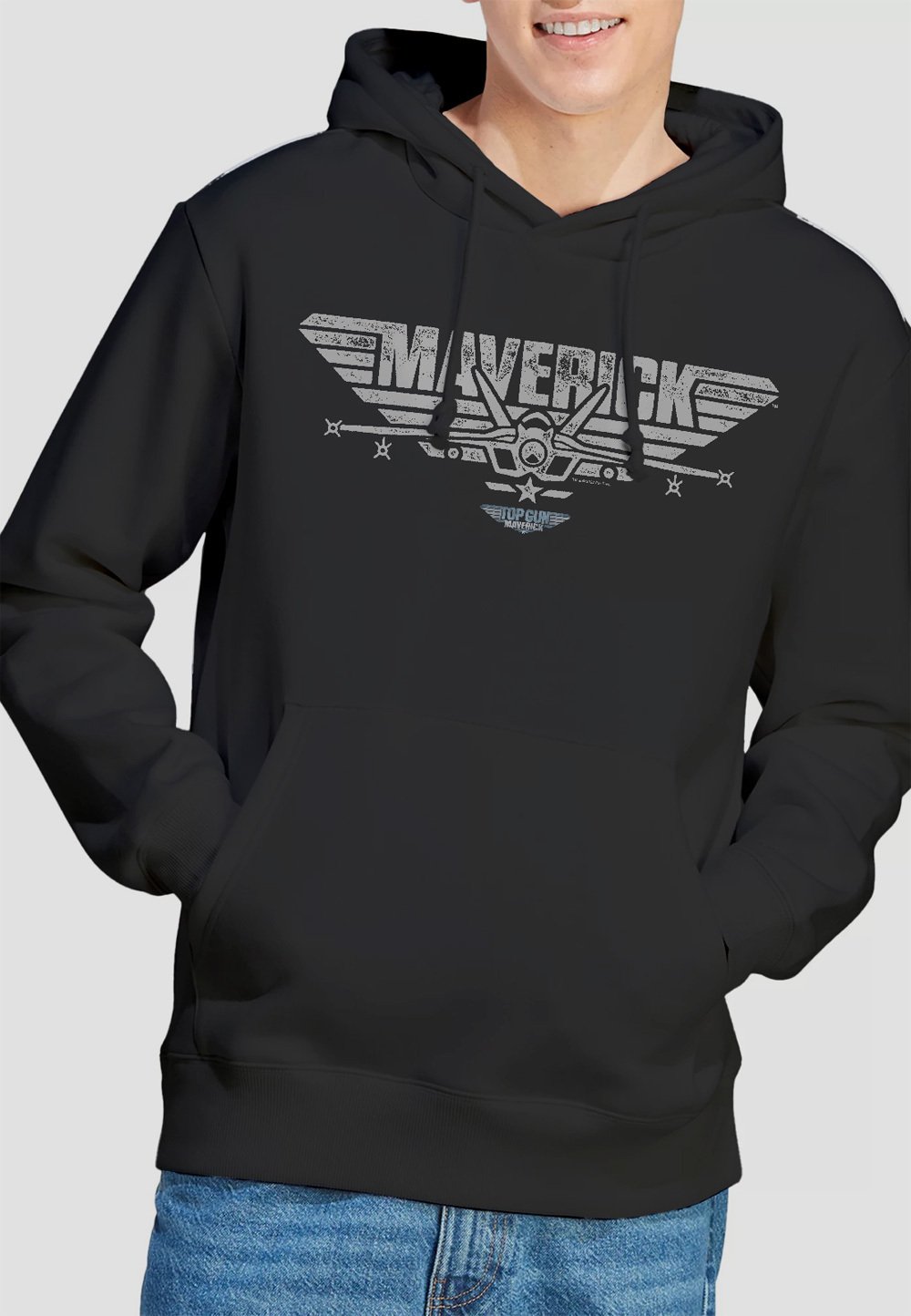 

Толстовка TOP GUN: MAVERICK PLANE LOGO Cotton Soul, черный