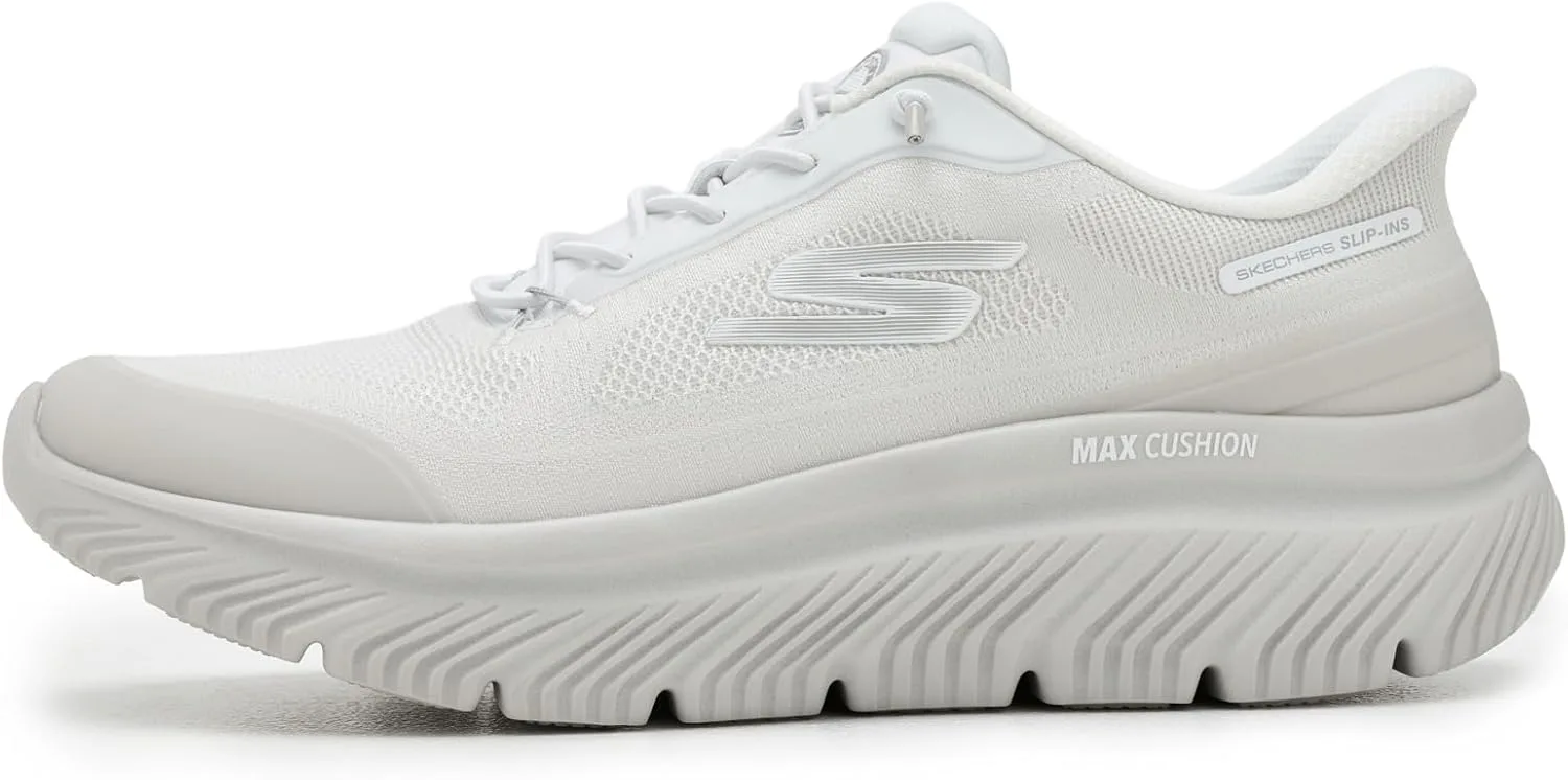 Мужские кроссовки Skechers Go Walk Max Cushioning Hyper Burst Zoltar, белый/серый — фото 4