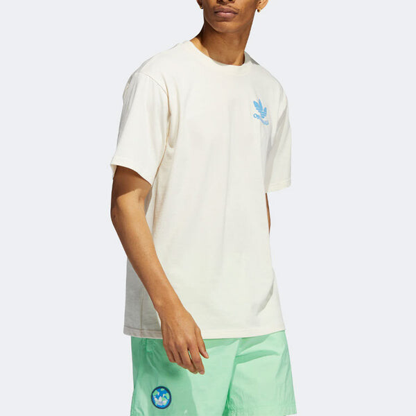 Футболка оригиналы футболка happy earth Adidas, белый — фото 4