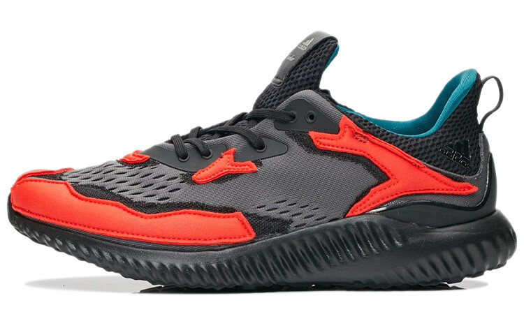 

Кроссовки для бега Kolor X AlphaBounce унисекс с низким верхом, черные/красные Adidas