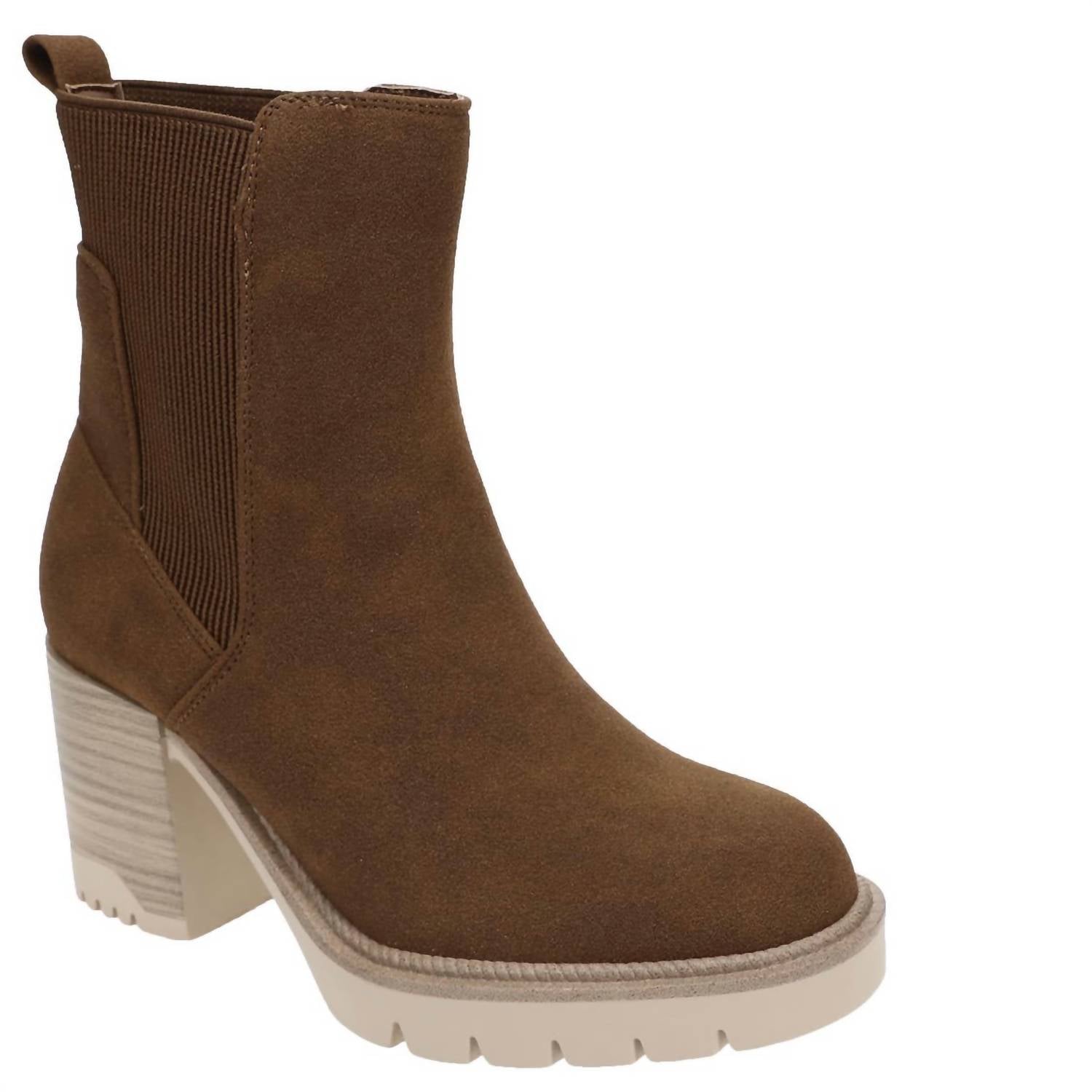 Женские ботинки Novie в коньячном цвете Mia Shoes, Cognac