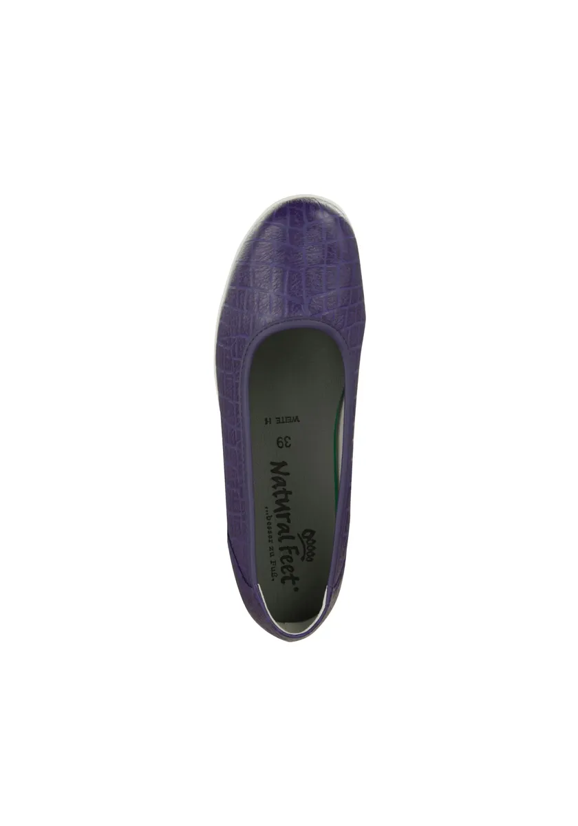 Балетки Natural Feet "Catharina", со стелькой из мемолатекса, фиолетовый — фото 3