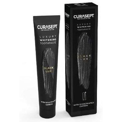 

Черная зубная паста Luxury Whitening 75 мл Mentha Intensa Curasept