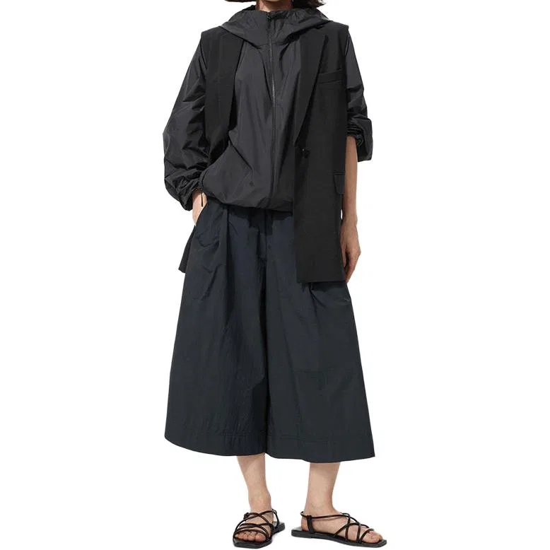 Женские повседневные брюки SS26 UNIQLO, Black