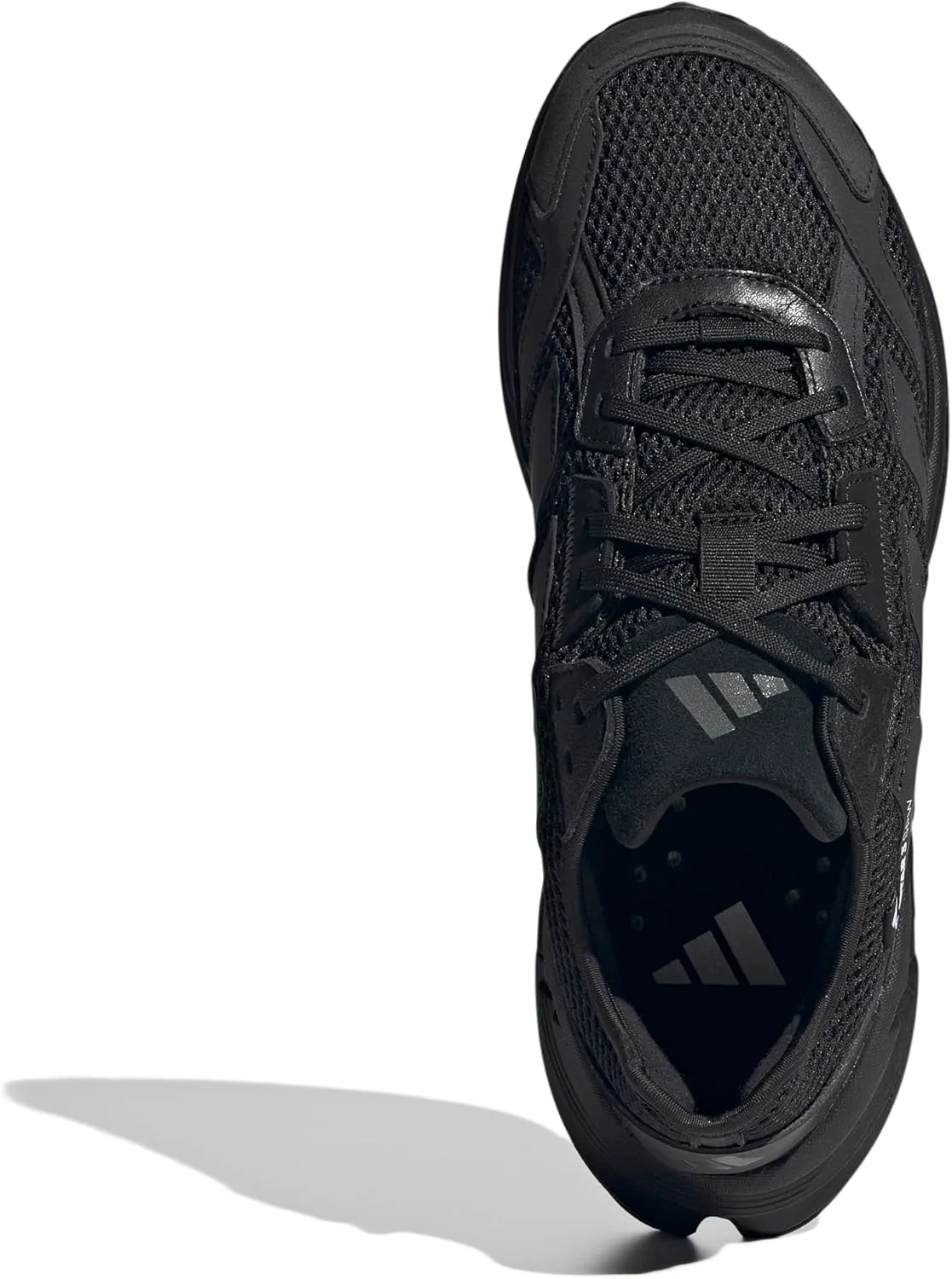 Мужские беговые кроссовки Adidas Adistar 3 Sportswear - зеленые, черный/серый — фото 2