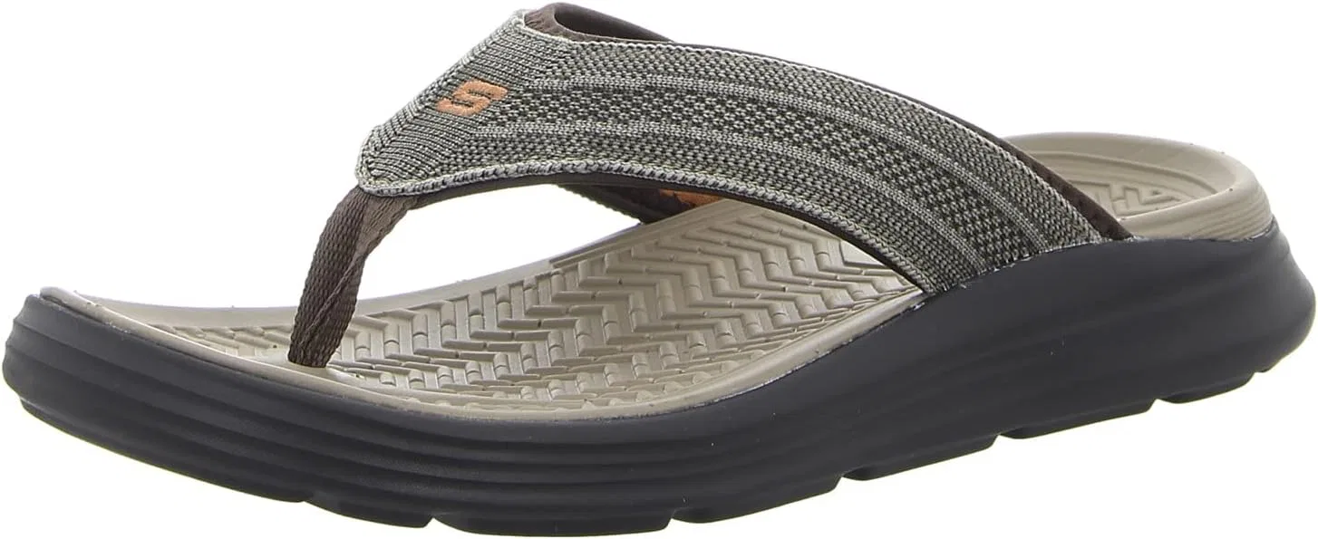 Мужские сандалии Skechers Sargo Everport, Ltbr Light Brown