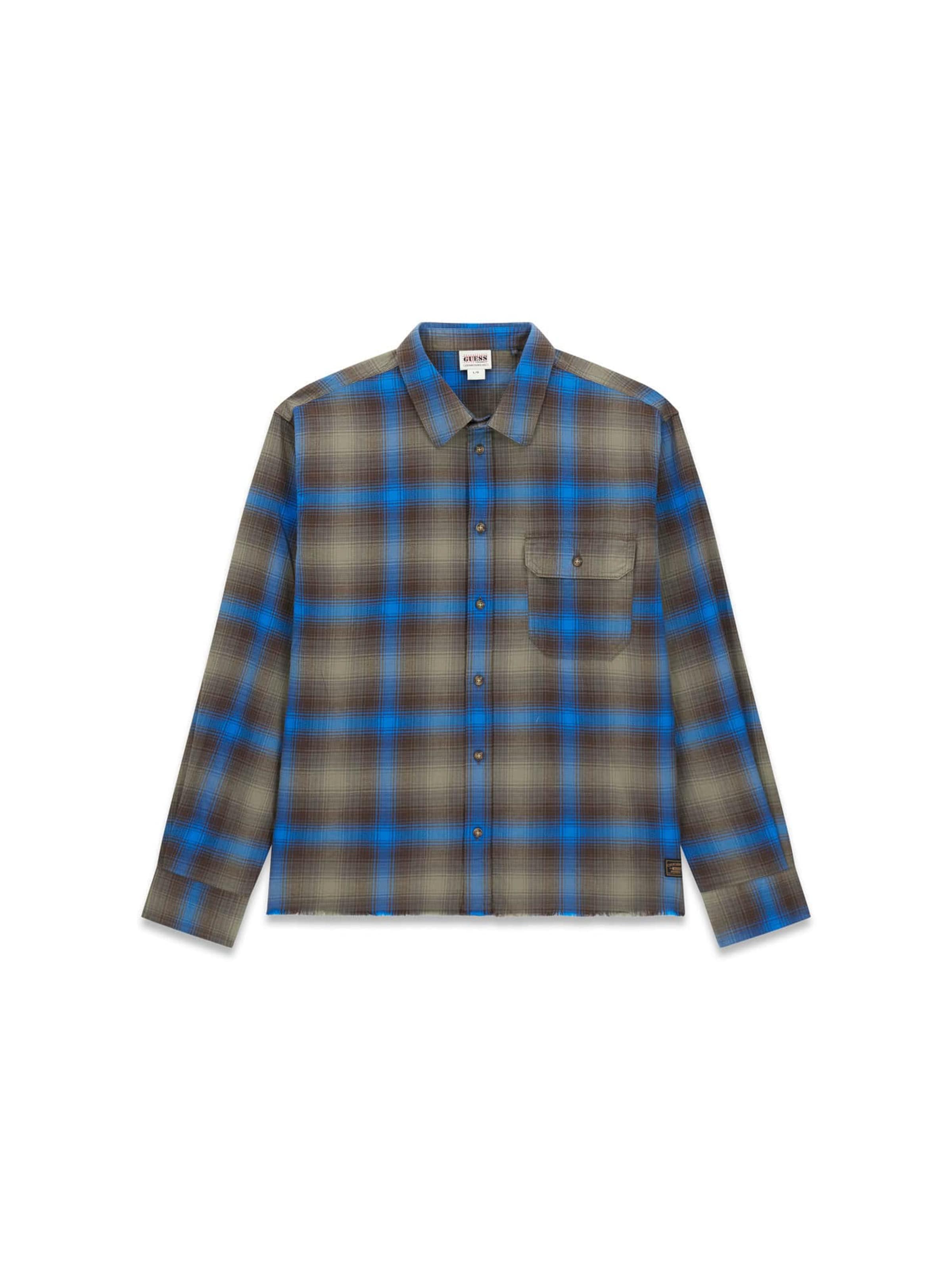 

GUESS Рубашка на пуговицах комфортного кроя в цвете Azure