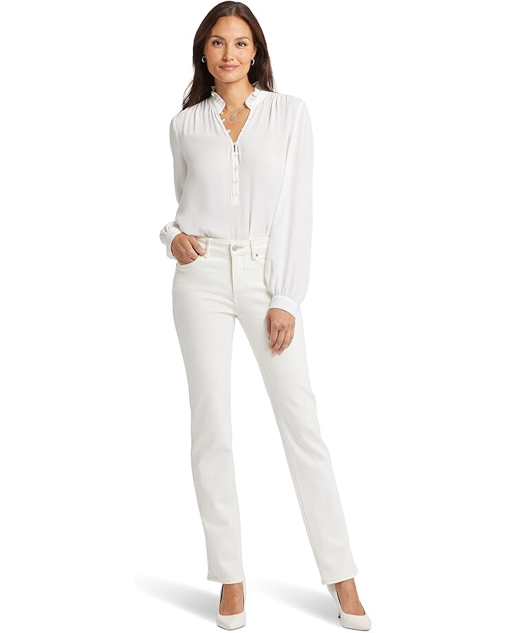 

Джинсы NYDJ Marilyn Straight in Winter White, цвет Winter White