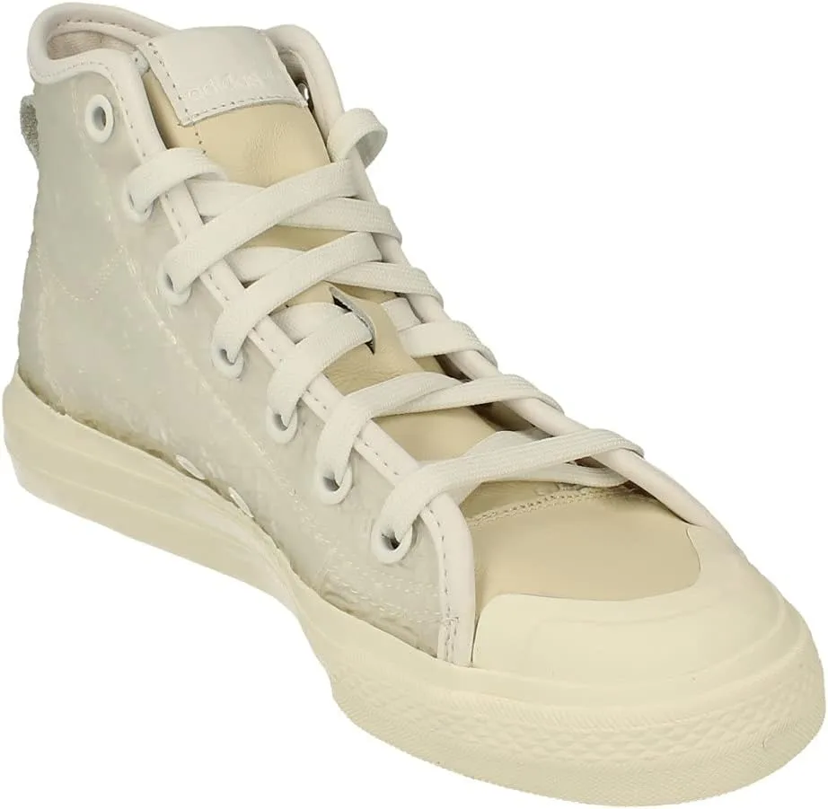Мужские кроссовки Adidas Originals Nizza Hi Rf, светло-белый — фото 4